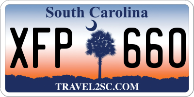 SC license plate XFP660