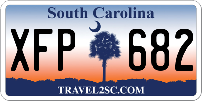 SC license plate XFP682