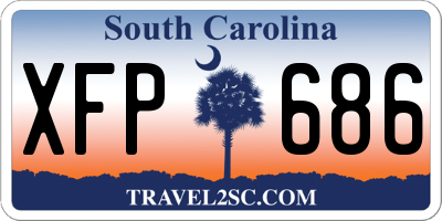 SC license plate XFP686