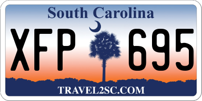 SC license plate XFP695