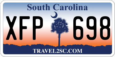 SC license plate XFP698