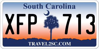 SC license plate XFP713