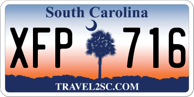 SC license plate XFP716