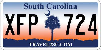 SC license plate XFP724