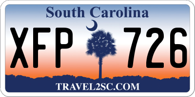 SC license plate XFP726