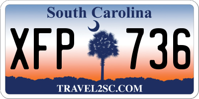 SC license plate XFP736