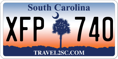 SC license plate XFP740
