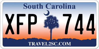 SC license plate XFP744
