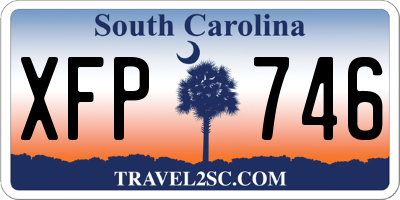 SC license plate XFP746