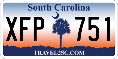 SC license plate XFP751