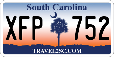 SC license plate XFP752