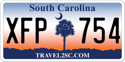 SC license plate XFP754