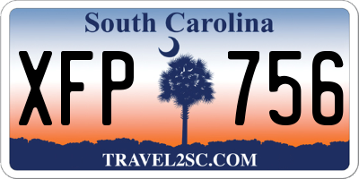 SC license plate XFP756