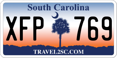 SC license plate XFP769