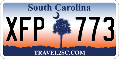 SC license plate XFP773