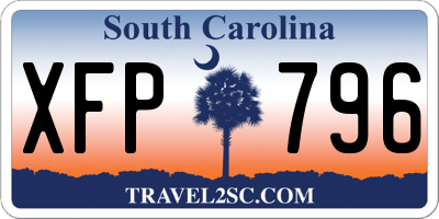 SC license plate XFP796