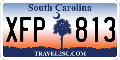 SC license plate XFP813