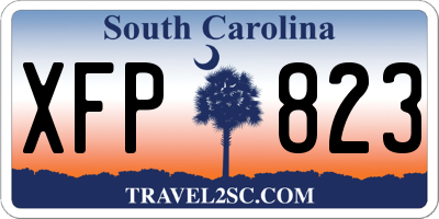 SC license plate XFP823