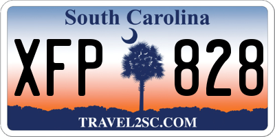 SC license plate XFP828