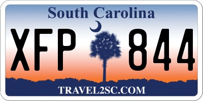 SC license plate XFP844