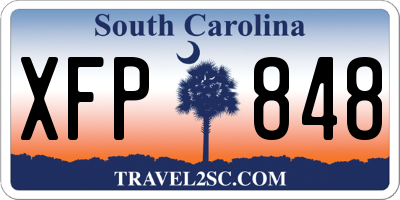 SC license plate XFP848