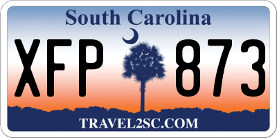 SC license plate XFP873