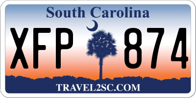 SC license plate XFP874