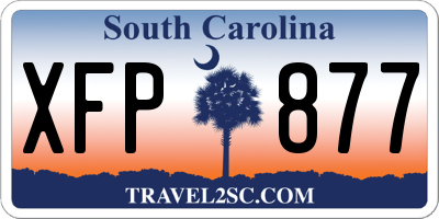 SC license plate XFP877
