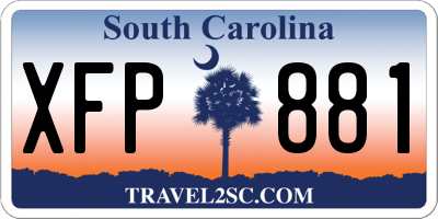 SC license plate XFP881