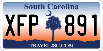 SC license plate XFP891