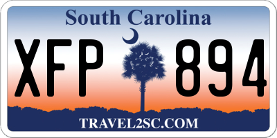 SC license plate XFP894