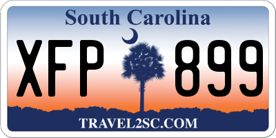 SC license plate XFP899