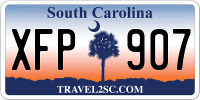 SC license plate XFP907