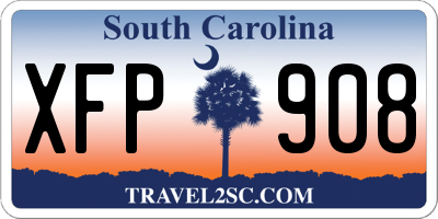 SC license plate XFP908