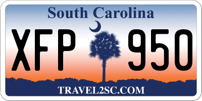 SC license plate XFP950