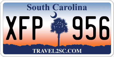 SC license plate XFP956
