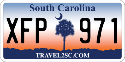 SC license plate XFP971
