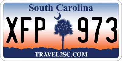 SC license plate XFP973