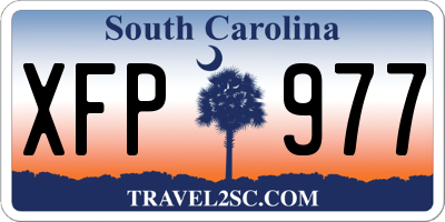 SC license plate XFP977