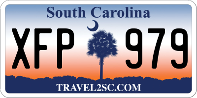 SC license plate XFP979