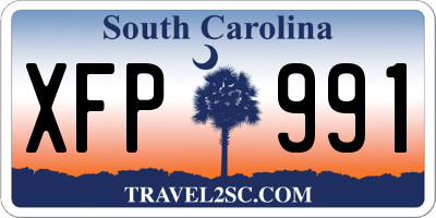 SC license plate XFP991