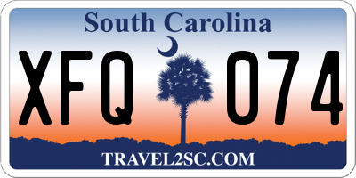 SC license plate XFQ074