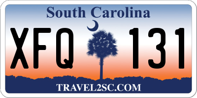 SC license plate XFQ131