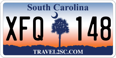 SC license plate XFQ148