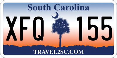 SC license plate XFQ155