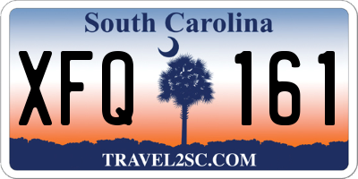 SC license plate XFQ161