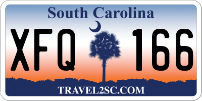SC license plate XFQ166
