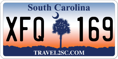 SC license plate XFQ169