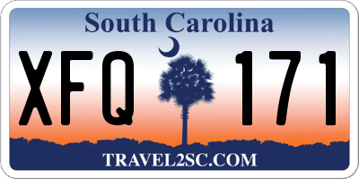 SC license plate XFQ171