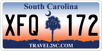 SC license plate XFQ172